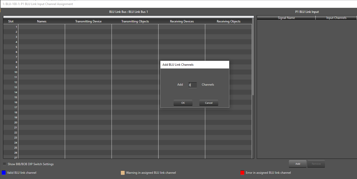 Using the BLUSI option card